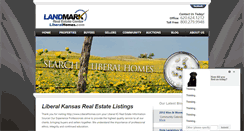 Desktop Screenshot of liberalhomes.com